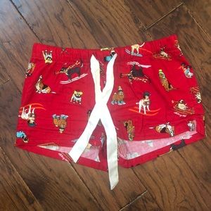 Small Old Navy pajama shorts